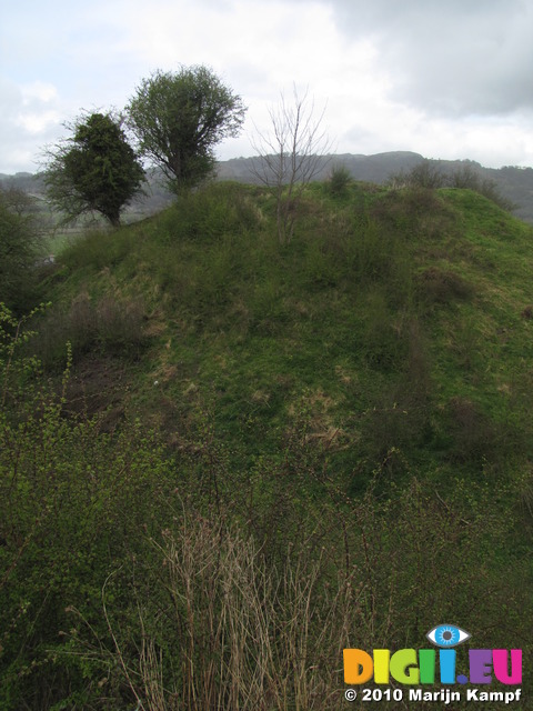 SX13880  Motte at Builth Wells Castle